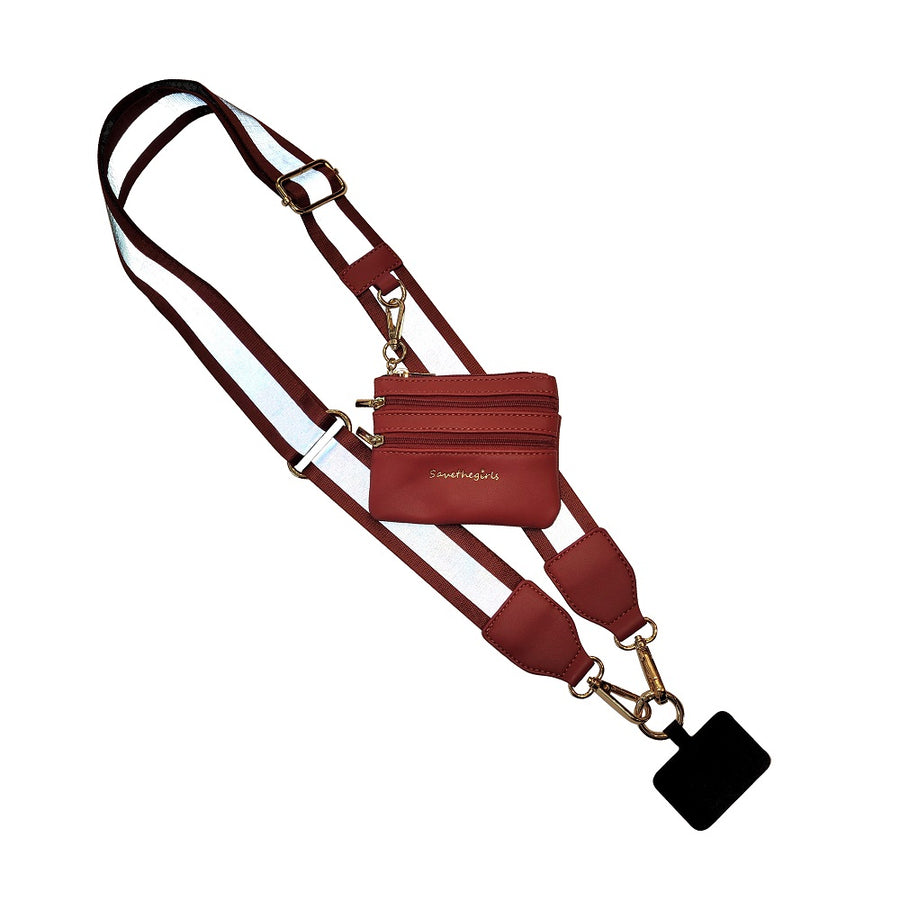 Clip & Go Strap with Pouch - Reflective Collection