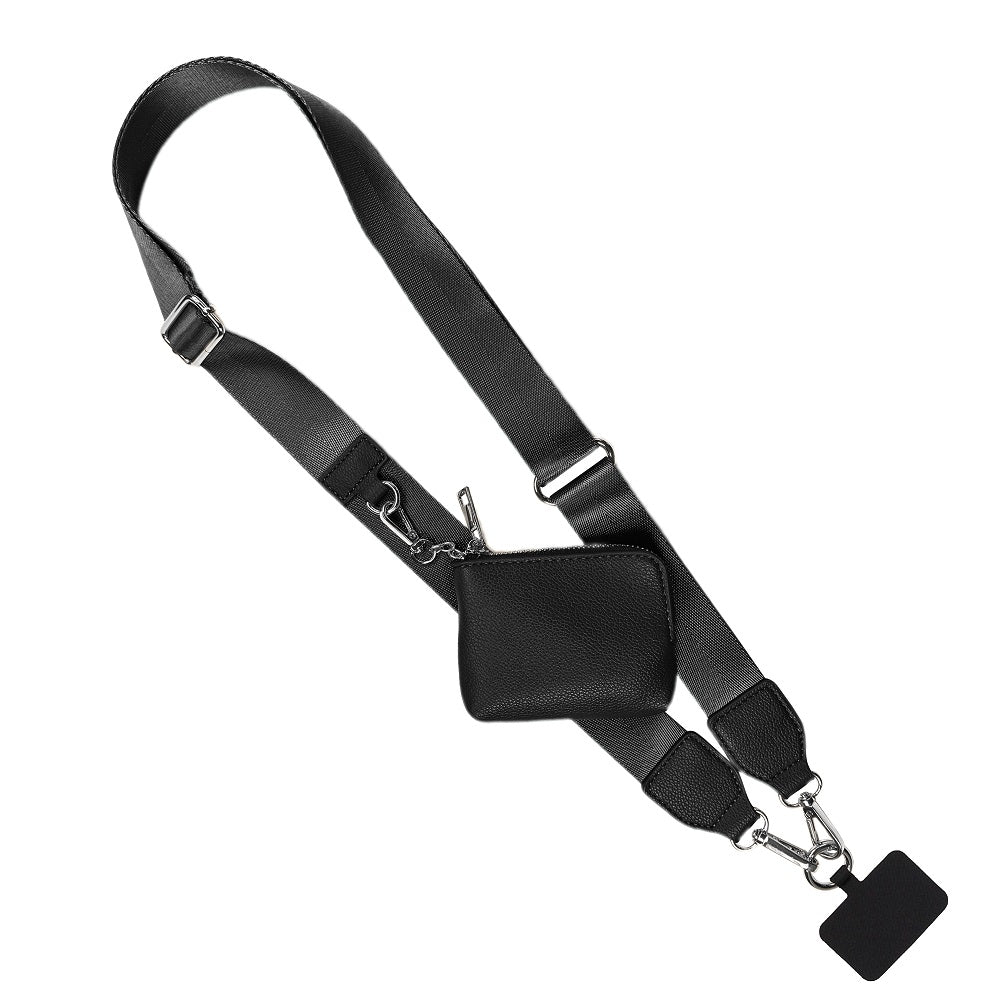 Clip & Go Phone Strap w/RFID Pouch Solid – SaveTheGirls