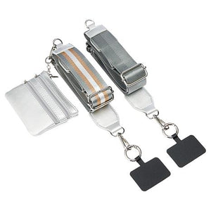 Clip & Go - Pack of 2 (Grey Stripe/Grey Solid)