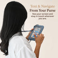 Active Catchy Clutch RFID Touch Screen Purse, RFID purse, crossbody phone purse, crossbody wallet and phone purse