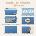 Active Catchy Clutch RFID Touch Screen Purse, RFID purse, cell phone wallet purse, crossbody wallet and phone purse