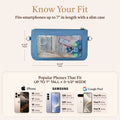 Active Catchy Clutch RFID Touch Screen Purse, crossbody phone purse, phone holder purse, crossbody wallet and phone purse