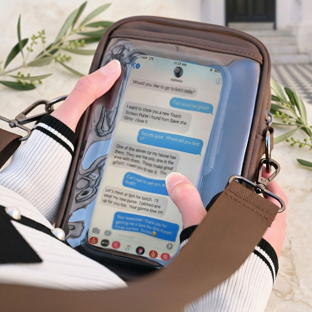 サラサ　ウンヤ手格天井更紗　手提げ金具付きバッグ　鞄　カバン Aspen RFID - Touch Screen Purse – SaveTheGirls