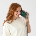 Bella RFID Touch Screen Purse in Creamy Spice Taupe with adjustable crossbody strap