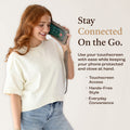 Bella RFID Touch Screen Purse, crossbody phone purse, RFID purse, phone purse
