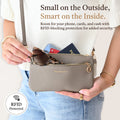 Bella RFID Touch Screen Purse, crossbody phone purse, RFID purse, crossbody wallet and phone purse