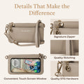Bella RFID Touch Screen Purse, phone crossbody bag, cell phone purse, phone purse
