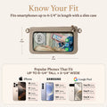 Bella RFID Touch Screen Purse, crossbody phone purse, crossbody phone bag, crossbody wallet and phone purse
