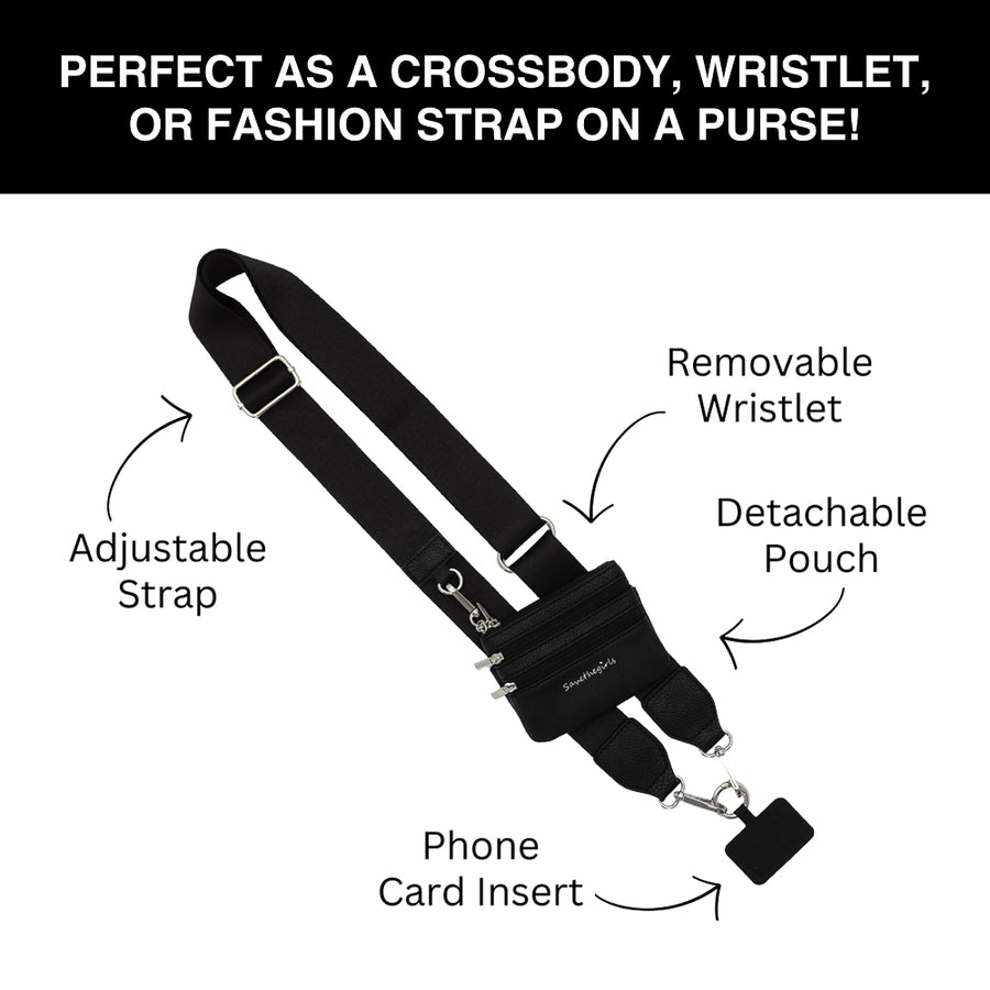 Clip & Go Strap with Pouch - Solid Collection