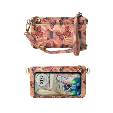 Bella RFID Touch Screen Purse Butterfly