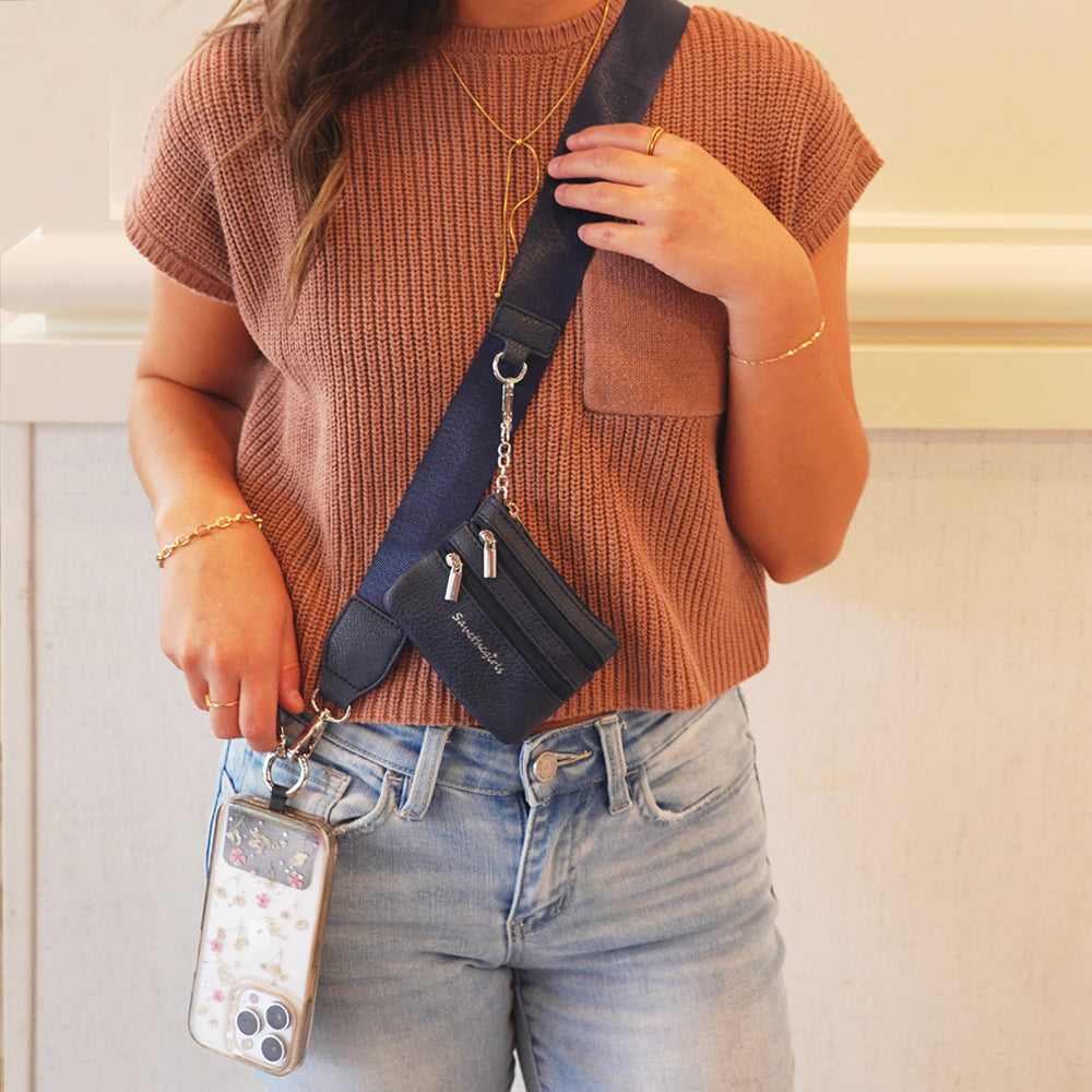 Clip & Go Strap with Pouch - Solid Collection