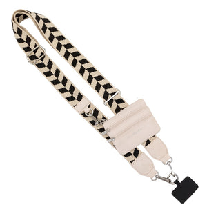 Clip & Go Strap w/Zippered Pouch Chevron