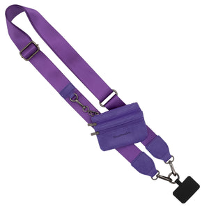 Clip & Go Strap w/Zippered Pouch - Green/Purple Pattern – REVIVED Furniture  And Home Decor