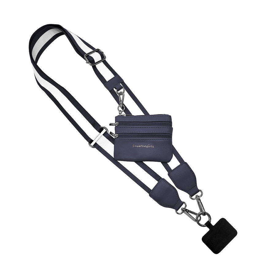 Clip & Go Strap with Pouch - Reflective Collection