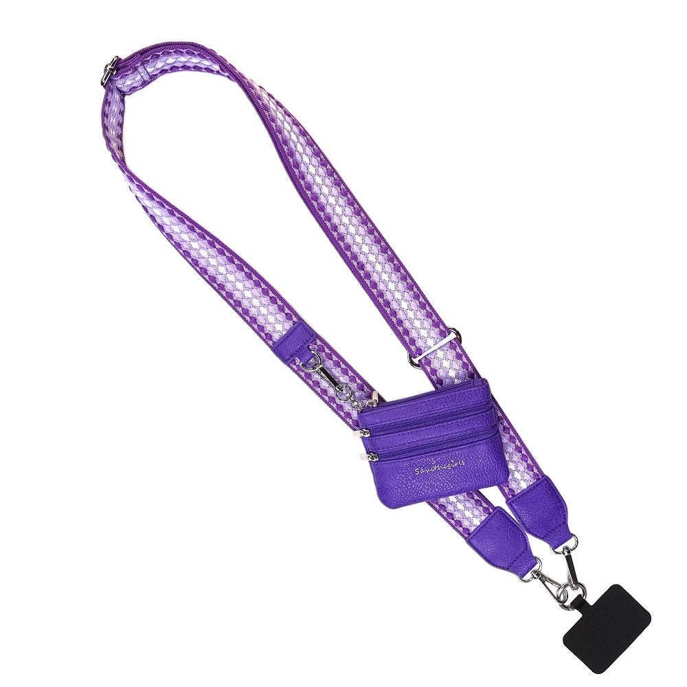 Clip & Go Strap w/Zippered Pouch Fun Dots – SaveTheGirls