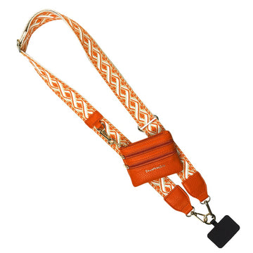 Clip & Go Strap w/Zippered Pouch Orange XOXO