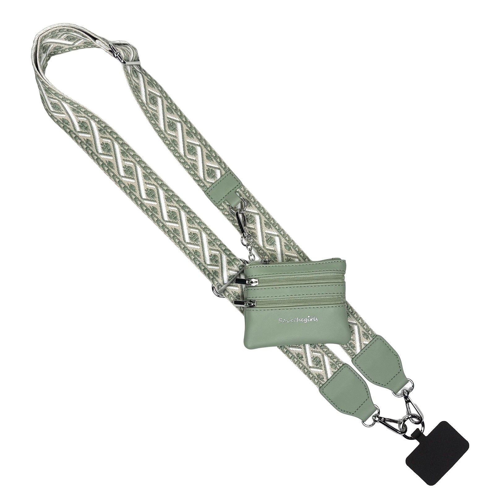 Clip & Go Strap w/Zippered Pouch XOXO – SaveTheGirls