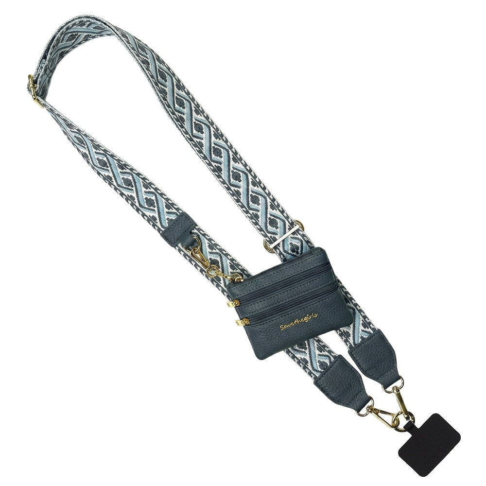 Clip & Go Strap w/Zippered Pouch XOXO – SaveTheGirls