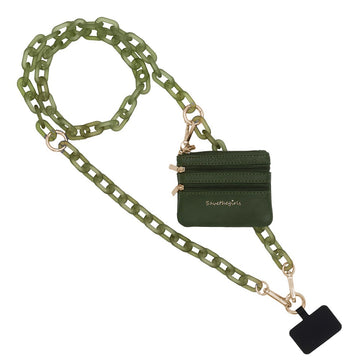Clip & Go Ice Chain Green with Pouch