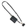 Clip & Go Crossbody Strap Unique RFID in Black, RFID pouch, phone lanyard crossbody, cell phone strap