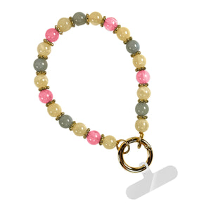 Clip & Go Beaded Wristlet Nina Collection Lt.Pink