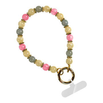 Clip & Go Beaded Wristlet Nina Collection Lt.Pink