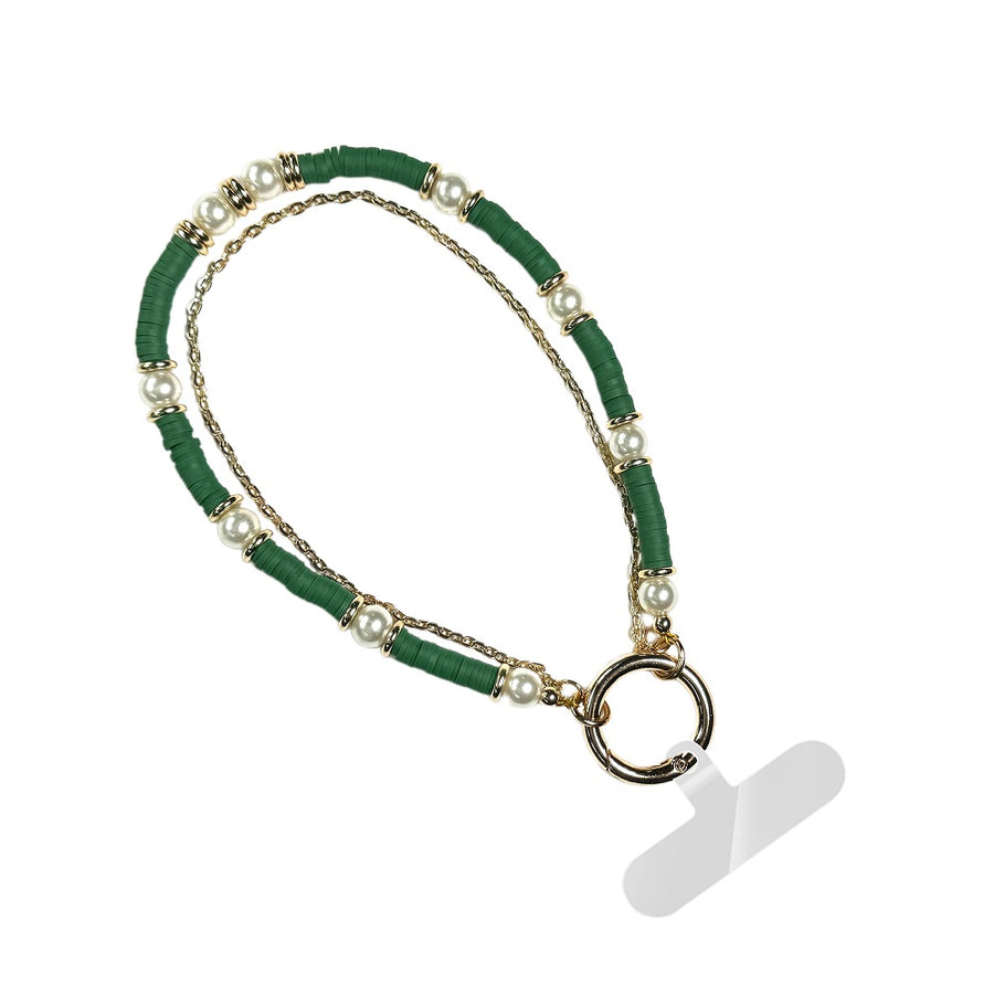 Clip & Go Double Strand Beaded Wristlet
