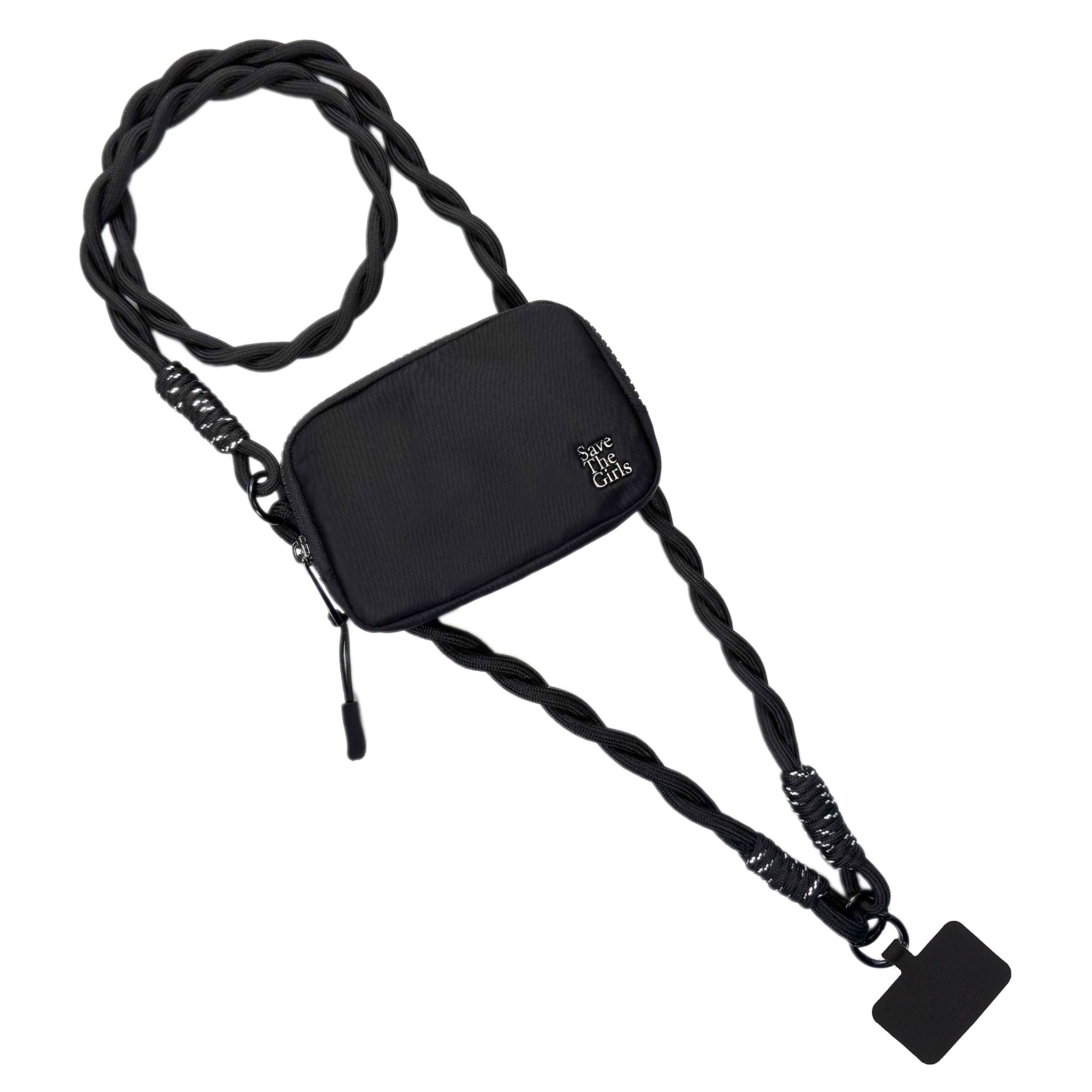 Active Crossbody w/RFID Pouch Spiral Rope