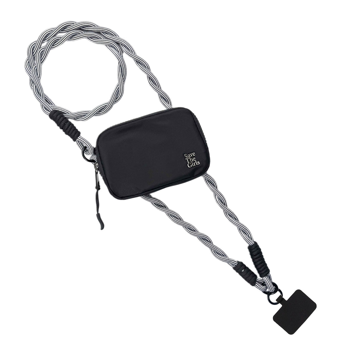 Active Crossbody w/RFID Pouch Spiral Rope