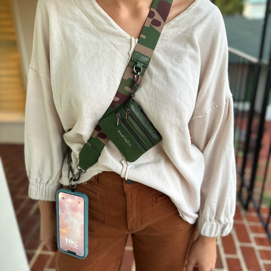 Clip & Go Strap with Pouch - Fun Patterns