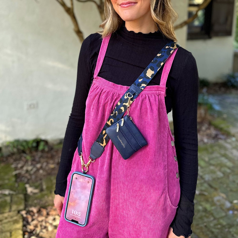 Clip & Go - Pack of 2 (Navy Leopard/Navy Solid)