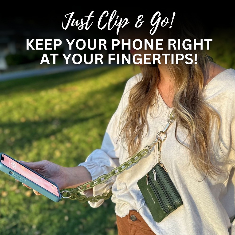 Clip & Go Ice Chain Green with Pouch