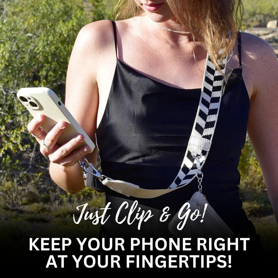 Clip & Go Strap w/Zippered Pouch