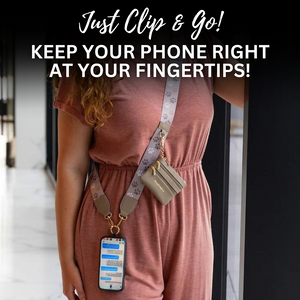 Clip & Go Strap with Pouch - Fun Patterns