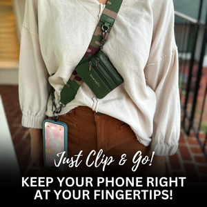 Clip & Go Strap with Pouch - Fun Patterns