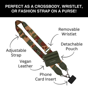 Clip & Go Strap with Pouch - Fun Patterns