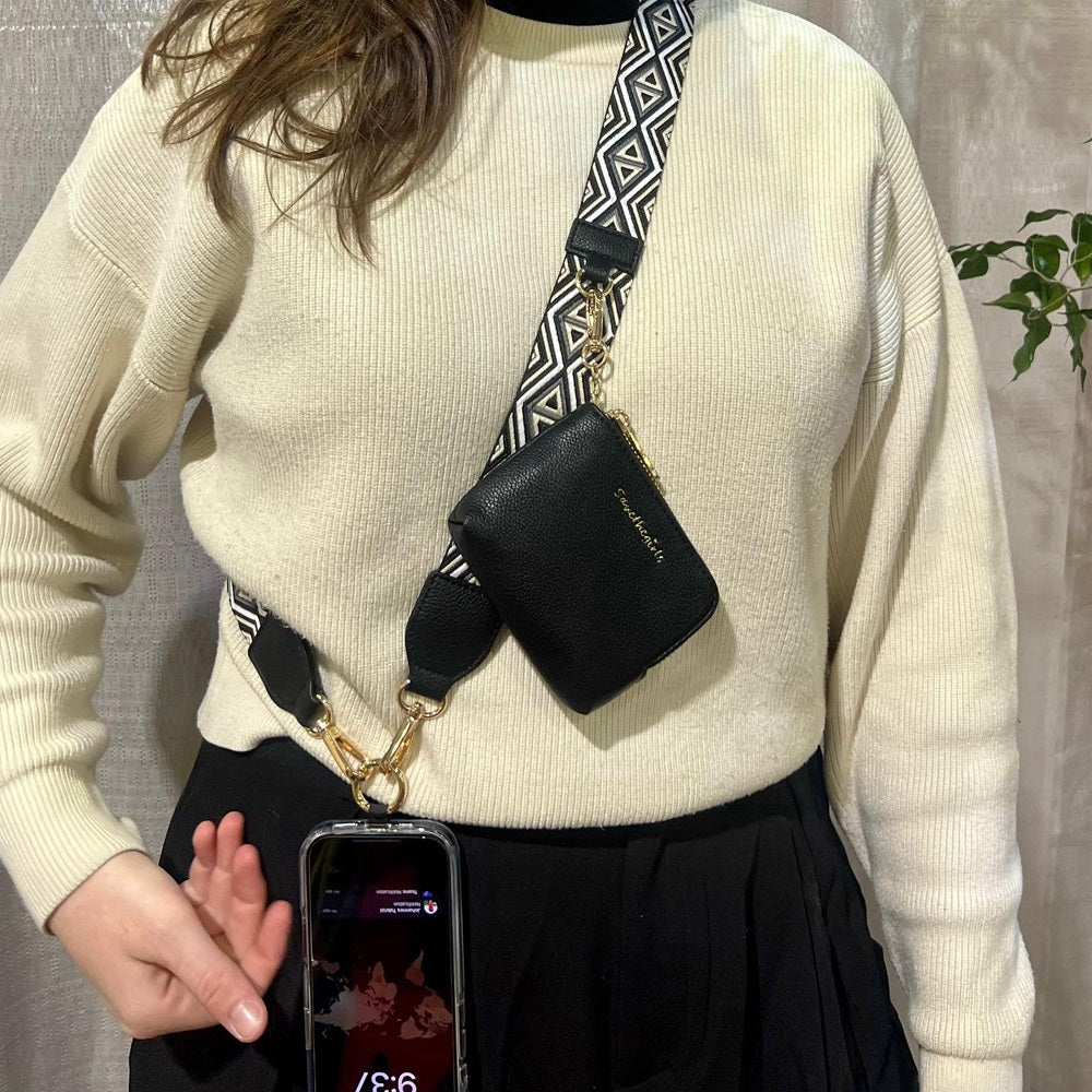 Clip & Go Phone Strap w/RFID Pouch Diamond Pattern – SaveTheGirls