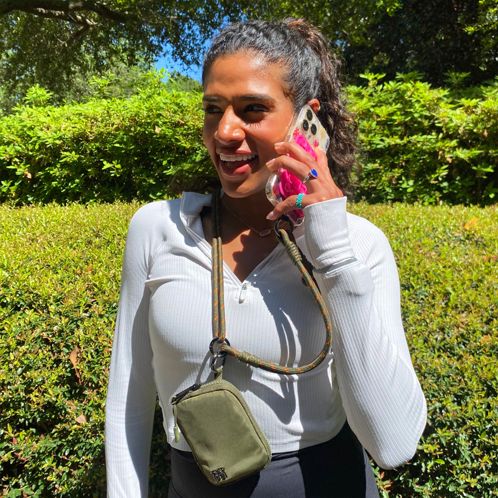 Active Crossbody Phone Strap w/RFID Pouch Twin Rope – SaveTheGirls