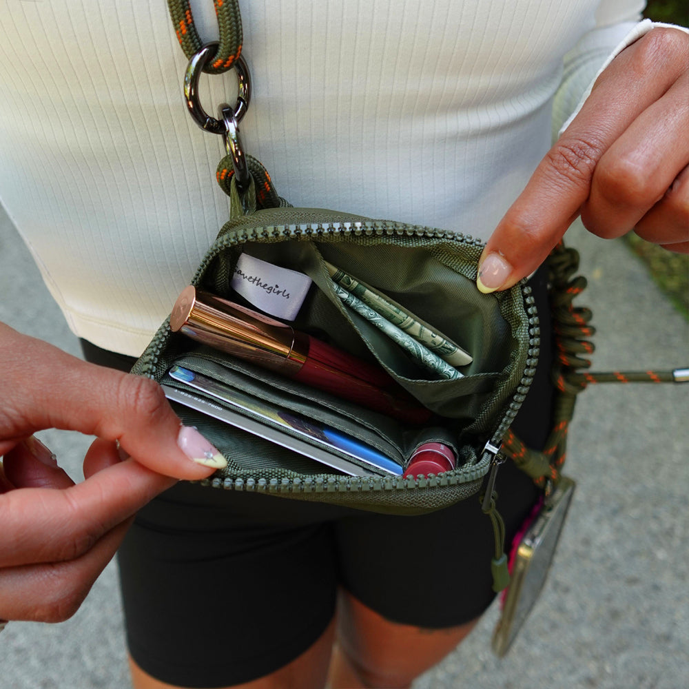 Active Crossbody Phone Strap w/RFID Pouch Twin Rope – SaveTheGirls
