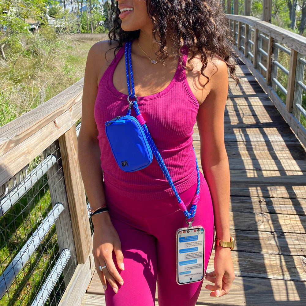 Active Crossbody Phone Strap w/RFID Pouch Twin Rope – SaveTheGirls
