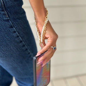 Clip & Go Double Strand Beaded Wristlet