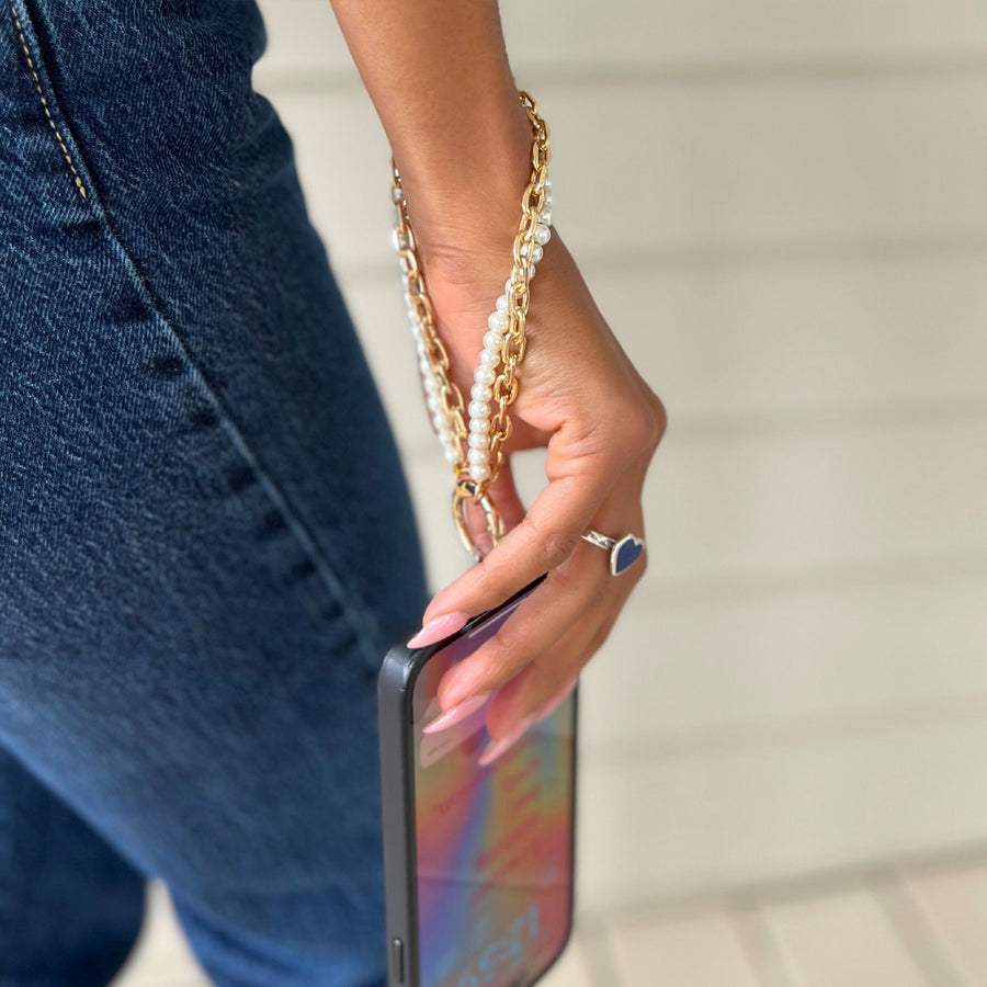 Clip & Go Double Strand Beaded Wristlet