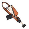 Clip & Go crossbody phone pouch with adjustable strap and removable card holder