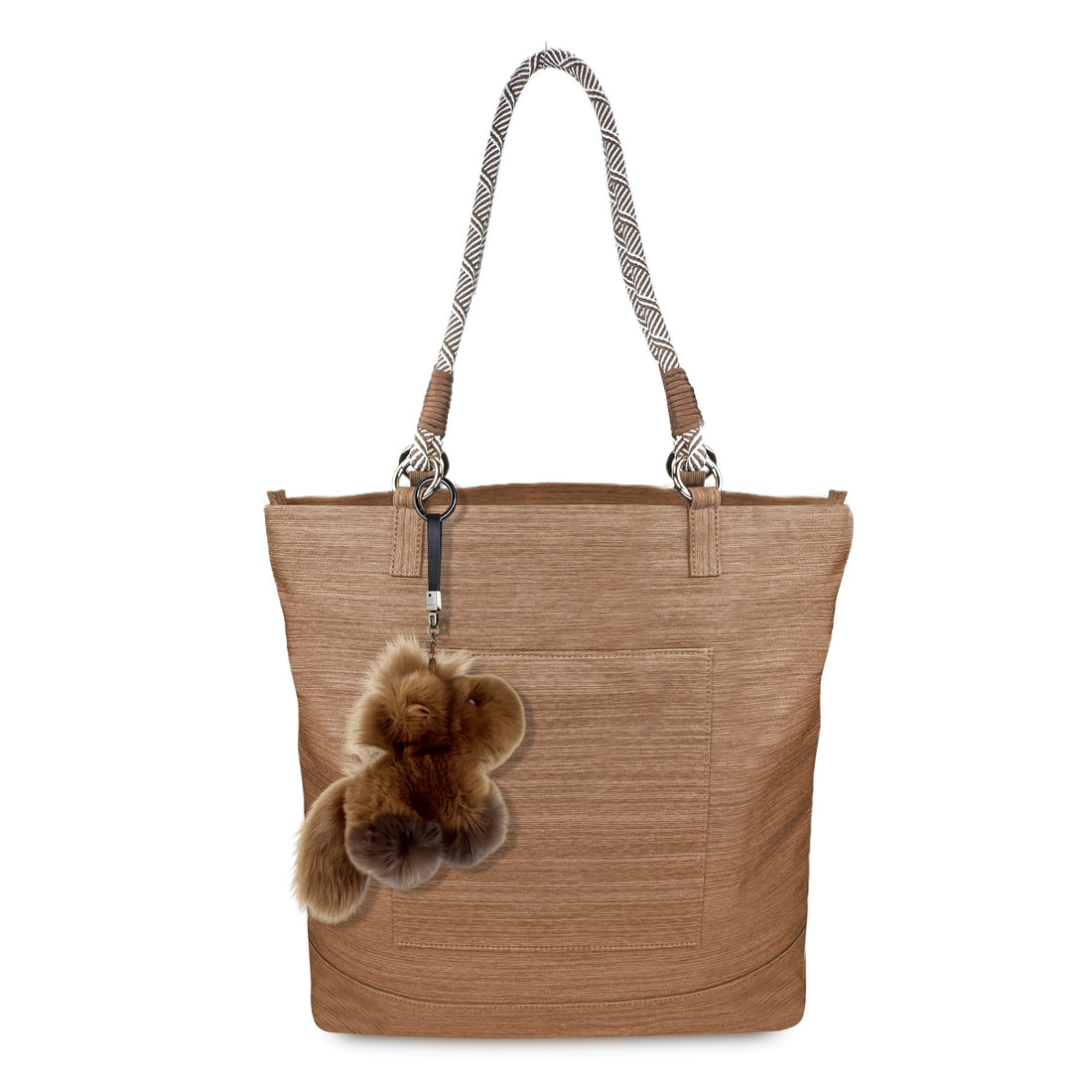 Lydilu Purse Charm Furry Horse Brown