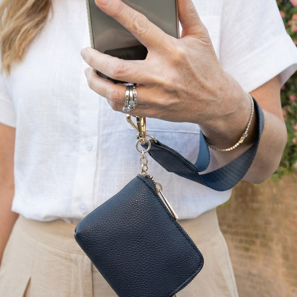 Clip & Go Phone Strap w/RFID Pouch Solid – SaveTheGirls