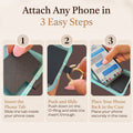 How to attach a phone to the Clip & Go Strap in 3 steps, cell phone strap, phone crossbody strap, crossbody phone holder