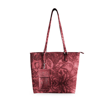 Floral Tote W/Crossbody - Promo