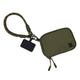 Active Wristlet Twin Rope with RFID Double Pouch in Olive, RFID pouch, wrist strap for phone, phone wristlet