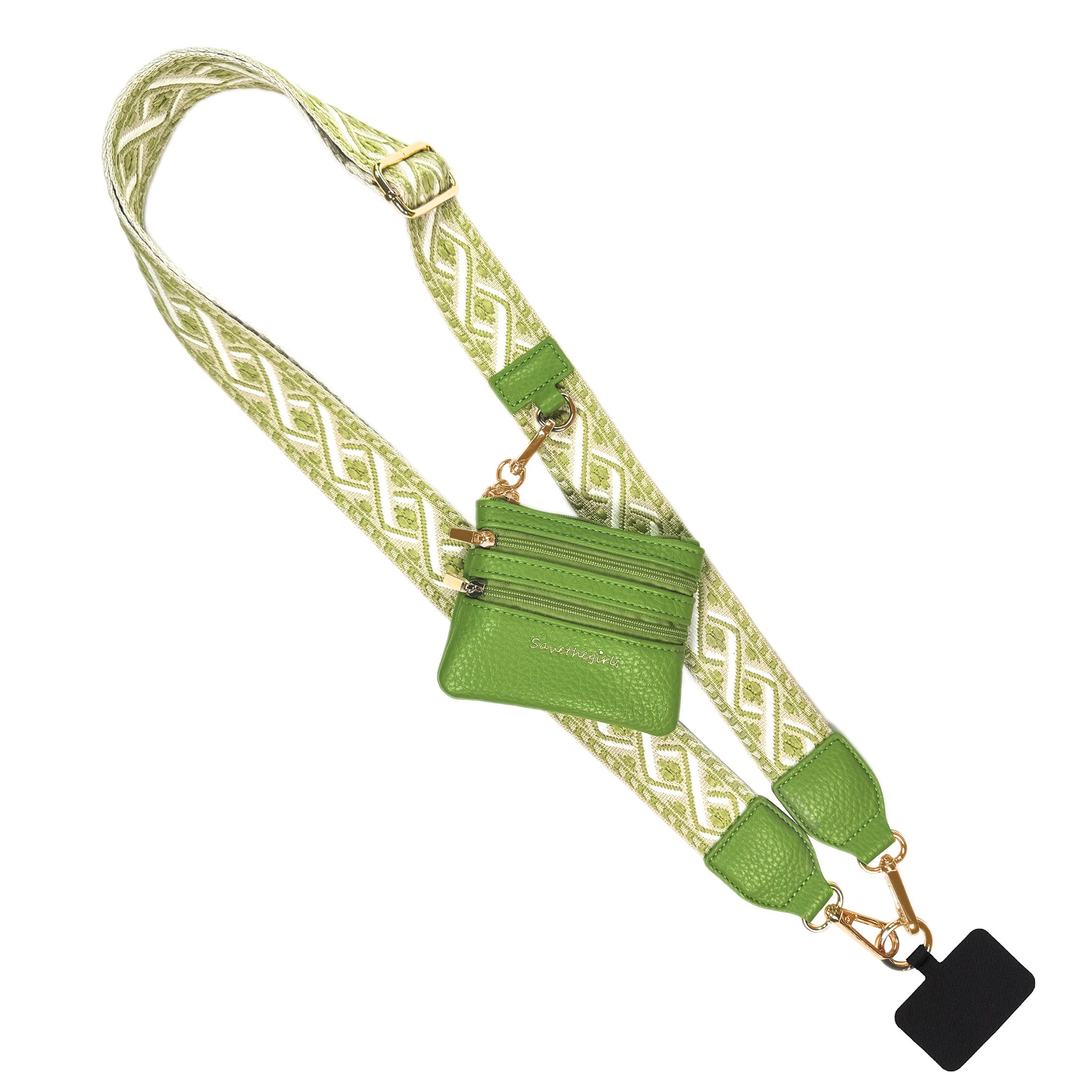 Clip & Go Strap w/Zippered Pouch XOXO – SaveTheGirls