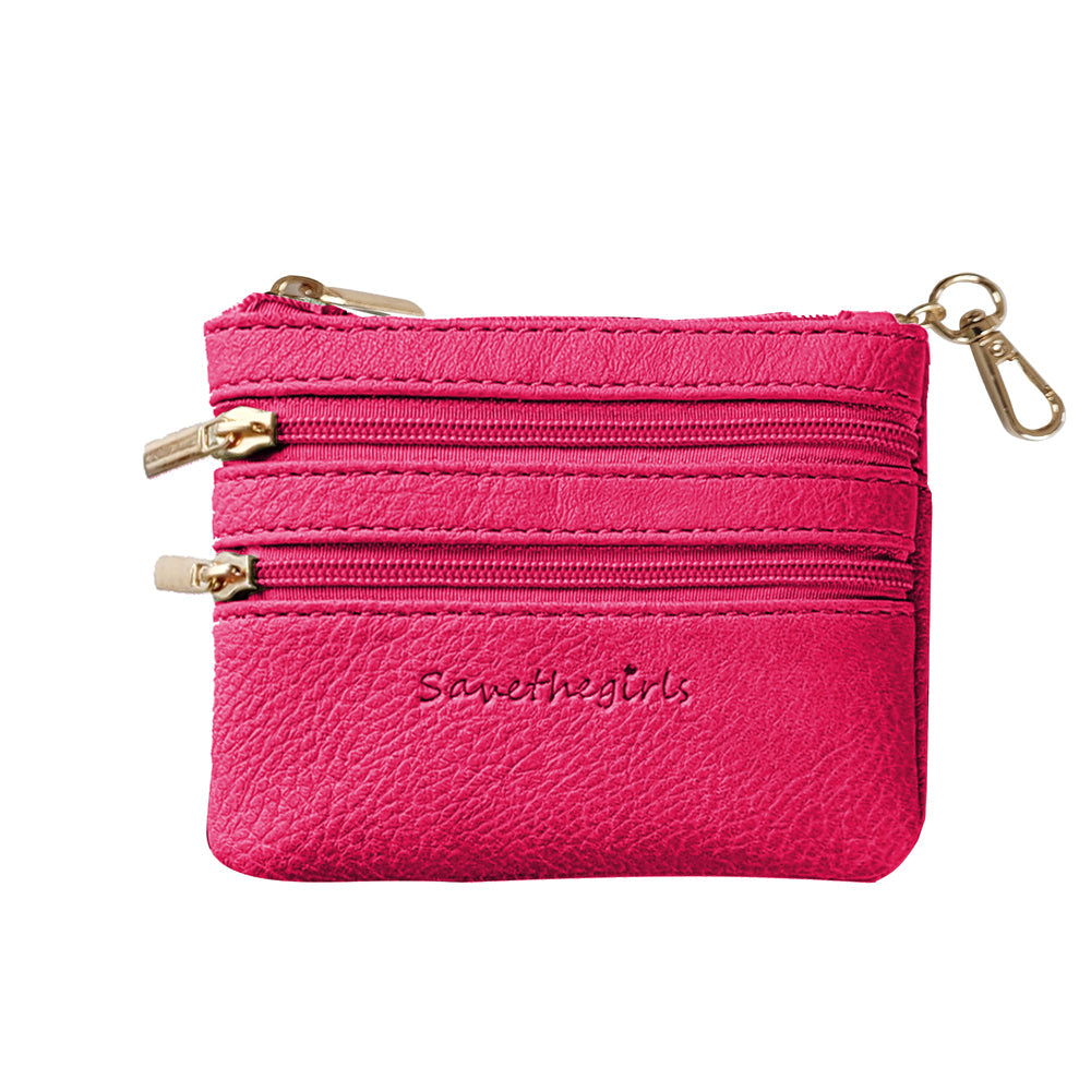 ୨୧ はるページ Grace Pebble Leather Pouch Black/Pewter – Bandolier
